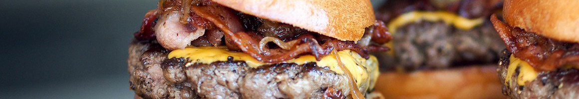 Eating Burger at KW's Dairy Mart restaurant in Ganado, TX.
